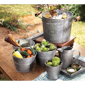 New Galvanized Metal Cutlery <b>Holder</b> Kitchen Utensil <b>Holder</b> Multipurpose Storage Bin Spoons Forks & <b>Knives</b> Caddy - Product Image 4