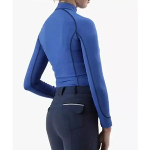High Quality Performance Horse Rider Wear <b>Base</b> <b>Layer</b> Ladies Equestrian Clothing Tops <b>Long</b> <b>Sleeve</b> Show Shirts - Product Image 3