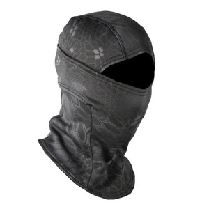 Chapeau d'hiver en polaire intégral, camouflage tactique, cagoule, équipement de tête, chapeau de sport, garde au chaud, chasse, vélo, cyclisme - Product Image 2