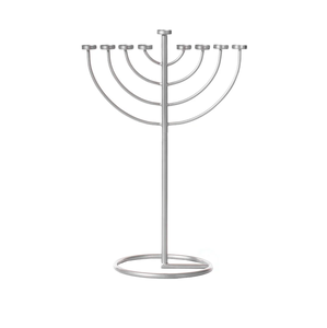 เชิงเทียนอะลูมิเนียมแบบตอกลายสีเงิน ของตกแต่งคริสต์มาส ของตกแต่งงานแต่งงาน ของประดับตกแต่งโต๊ะบ้าน - Product Image 6