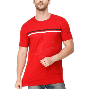 T-shirt décontracté pour homme, confortable et personnalisable, tissu tricoté respirant 220g, haute qualité avec motif uni unique - Product Image 1