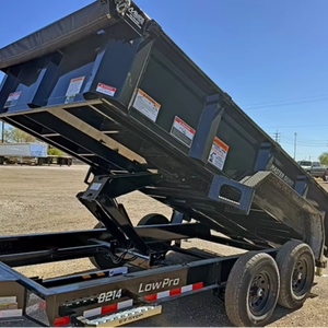 new and used <b>Farm</b> Dump <b>Trailers</b> with Motor & Gear-Multifunctional Functions For Sale/14K GVWR Tandem Axle Dump <b>Trailer</b> for Sale - Product Image 1