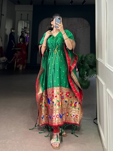 Luxury Jacquard Kaftan Dress for Women Premium Fabric Kaftan with Beautiful Patterns Ideal for Wedding Party & Resort Wear - Product Image 3