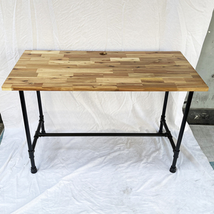 โต๊ะไม้ HBWD027 ทนทาน ขนาด 120x60 ซม. สไตล์โมเดิร์นอินดัสเทรียล ขาทำจากไม้เมลลาก้า เหมาะสำหรับสำนักงาน โรงเรียน โรงพยาบาล - Product Image 6