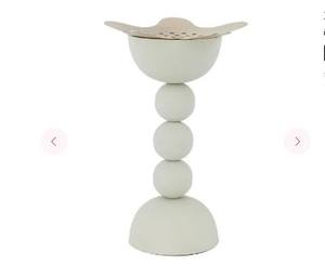 Round Shape Metal and <b>Pine</b> Wood Religious Incense Burner Home Decoration New Collection for Indoor Use - Product Image 4