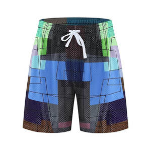 Meilleure vente Fitness 100% toile de coton solide décontracté séchage rapide taille élastique Shorts Logo personnalisé imprimé pour hommes Sublimation - Product Image 1