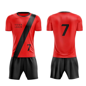Maillot de football haute visibilité, nouveau style, couleur unie, taille personnalisée, tenue d'équipe, tendance, uniforme de football durable - Product Image 2