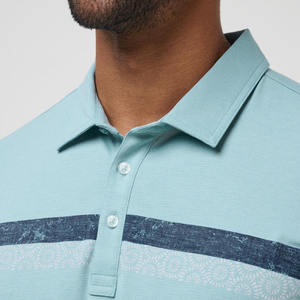 Camisetas de Manga Corta de Punto Sólido con Logotipo Bordado Personalizado Antiarrugas Unisex al por Mayor - Product Image 5