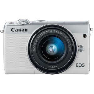 กล้องดิจิตอลมิเรอร์เลสสีขาวพร้อมเลนส์ 15-45 มม. รองรับ Wi-Fi และ NFC ตัวกล้องแบบ DSLR พร้อมวิดีโอความละเอียดสูงและเซ็นเซอร์ CMOS - Product Image 2