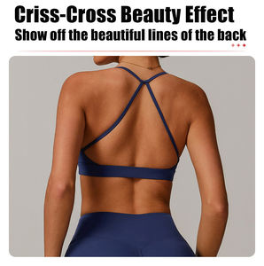 Женский спортивный бюстгальтер со складками - Product Image 3