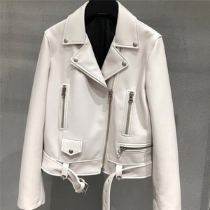Chaqueta de Cuero para Mujer de Nuevo Diseño Clásico 2025 en Lona Transpirable de Alta Calidad para Invierno Personalizable a la Venta - Product Image 4