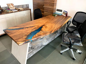 Tùy chỉnh Epoxy bàn ăn cho một phong cách phòng ăn độc đáo Epoxy đồ nội thất nhà bán buôn Epoxy bảng - Product Image 4