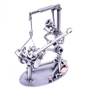 Escultura de metal Premium con acabado brillante adecuada para hoteles, restaurantes, banquetes y elegantes casas familiares - Product Image 2