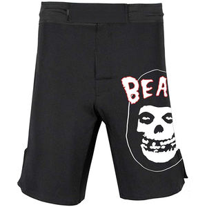 Pantalones cortos de MMA para hombre, transpirables, de poliéster, con gráficos sublimados, cintura elástica, ligeros, para entrenamiento. - Product Image 3