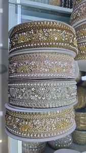 Wholesale 1 Piece Indian Sabyasachi Embroidery Sequin <b>Beads</b> Lace <b>Trim</b> Border 100% Polyester Eco-Friendly Vintage Style Business - Product Image 3