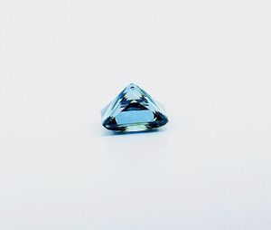 Moissanite bleue de haute qualité 3,25 carats |   Pierre en vrac taille princesse VVS1 couleur D 8,5x8,5 mm avec jeu de couleurs - Product Image 2