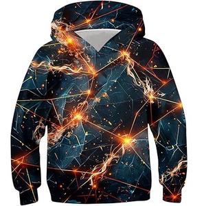 Nuevo diseño 3D impresión sublimación personalizado Color sólido niños ropa sudaderas con capucha 100% algodón invierno lleva sudaderas con capucha para niños - Product Image 6