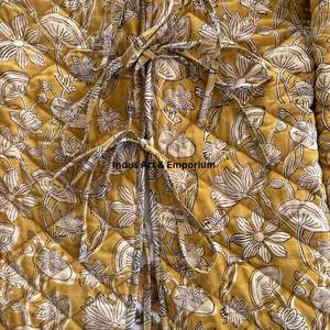 Chaqueta Acolchada de Algodón Vintage Hecha a Mano para Niños, Chaqueta Acolchada de Algodón Vintage Jaipuri de Manga Larga para Niños - Product Image 6