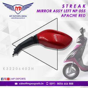 PRODUIT INDIEN DE HAUTE QUALITÉ DE MIROIR ASSY L NP.055 ROUGE APACHE POUR TÉLÉVISEURS STREAK DEUX ROUES PIÈCES DE RECHANGE DISPONIBLES - Product Image 3