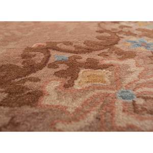 Tapis en laine noués à la main Aalam, motif floral et abstrait rouge et orange, 9x12 rectangulaire, pour entrée et salon Pae-5929 - Product Image 3