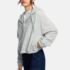 Vente en gros de sweats à capuche pour femmes sweat à capuche avec fermeture éclair pull-over sweat-shirt élégant personnalisé décontracté Gym tenue de mode - Product Image 6