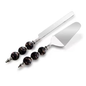 Serveur de gâteau en laiton de couverts de conception unique avec les ensembles acryliques de la poignée 2 PCS - Product Image 5