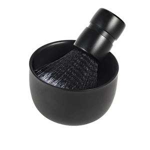 Taza de afeitar de doble filo de acero inoxidable, cuenco con tapa para jabón de brocha, cuenco de afeitado a precio barato al por mayor - Product Image 2