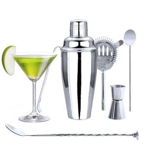 Ensemble d'outils de bar en acier inoxydable écologique au fini élégant pour la décoration de bar à domicile haut de gamme offrant un look moderne et épuré personnalisable - Product Image 4