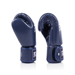 Gants de boxe MMA professionnels en gros, logo personnalisé, fermeture auto-agrippante, équipement de combat en cuir véritable de haute qualité - Product Image 6