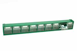 Cassettiera Componibile Fox 101 Verde 9 Cassetti mm. 600x68x76 H - Product Image 1
