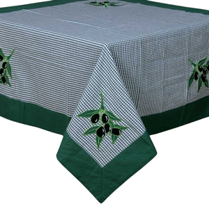 Mantel de Lino 100% al por Mayor del Fabricante, Bordado Floral, Decoración Elegante para Bodas, Cubierta de Mesa con Volantes, Proveedor OEM - Product Image 3