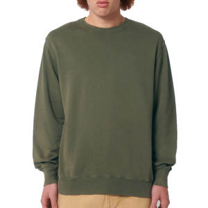 Parte inferior azul de talla grande de lana gruesa para hombre nuevo invierno pesado americano cuello redondo manga larga Top sudaderas - Product Image 6