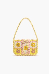 Sac à main en coton décontracté pour femmes avec décoration à paillettes perlées de couleurs mélangées fermeture ouverte pour les fêtes et l'exportation - Product Image 4