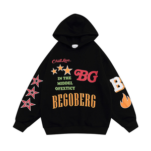 Sudaderas con capucha para hombre, Sudadera con capucha de diseñador para hombre, sudadera con estampado Harajuku de manga larga con cremallera, Sudadera estampada, ropa de calle informal a la moda - Product Image 2