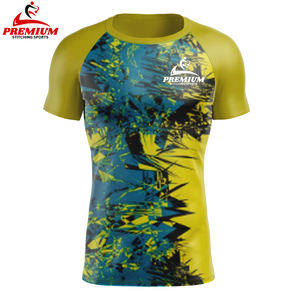 Meilleure vente Rash Guard pour hommes Spandex Polyester Made Men Workout Rash Guard à vendre en taille adulte - Product Image 4