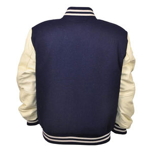 Venta al por mayor chaquetas de béisbol personalizadas completas de lona OEM impermeable Varsity Bomber chaqueta de los hombres de alta calidad colores personalizados y logotipo - Product Image 6