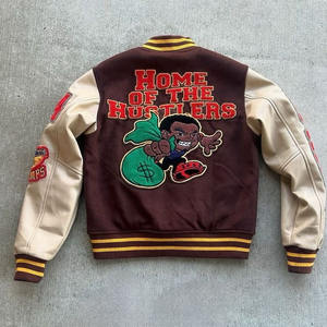 Chaquetas Varsity de Borrego Antibacterianas para Hombre y Mujer, de Alta Calidad, en Todos los Tamaños y Colores, Estilo Nuevo con Cuello Alto - Product Image 2