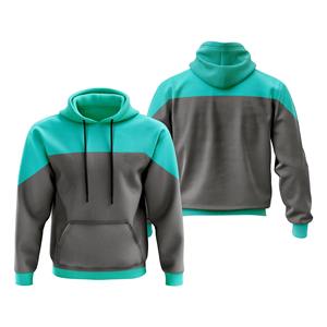 Sudadera con capucha de peso pesado de algodón con logotipo personalizado de alta calidad, sudaderas con capucha transpirables lisas para hombres - Product Image 2