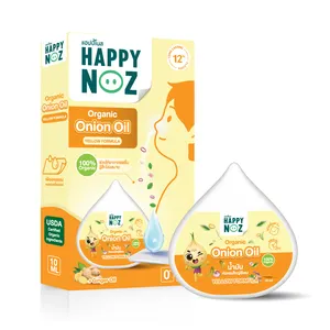 Happy Noz Oil series fórmula amarilla 1 botella 10 ml aceite esencial intenso para gota en el parche