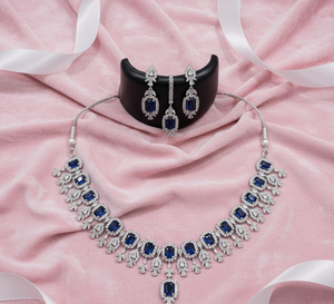 Conjunto de Collar y Aretes de Novia de Lujo para Bodas y Fiestas de Compromiso, Joyería Elegante de Estilo Tradicional para Mujer - Product Image 3