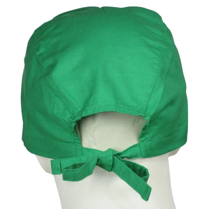 Gorros de fregado de algodón transpirable para personal médico y quirúrgico dental con corbata ajustable y cómodo uso durante todo el día - Product Image 2