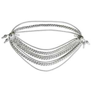 สายสะพายสีทองและสีน้ำเงิน ปลายสีทอง สายร้อยเหรียญพร้อมป้ายเคลือบ ใช้สำหรับเสื้อผ้าในพิธีการ สีตามสั่ง - Product Image 3