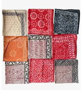 Best Selling 100% Organic Cotton Square <b>Bandana</b> Scarf Custom Logo Printed <b>Design</b> Outdoor Sports Adult Ethnic Sun Protection - Product Image 3