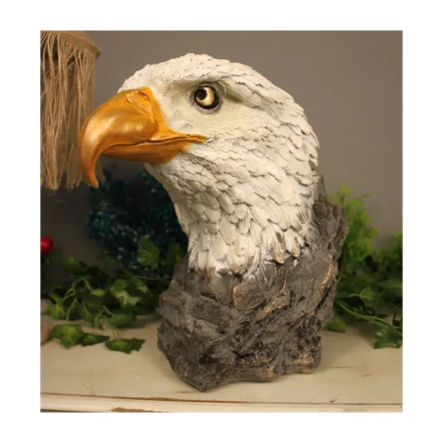 Eagle Bust Statue für Heim-und Büro dekoration Skulptur Poly resin Dekoration Zubehör zum Verkauf Büro dekoration