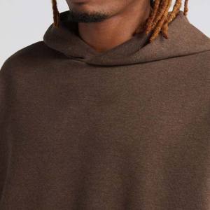 Sweatshirts à capuche en molleton à épaules tombantes 100% coton, vêtements pour hommes, sweatshirts de base avec logo personnalisé, fabricant d'usine - Product Image 5