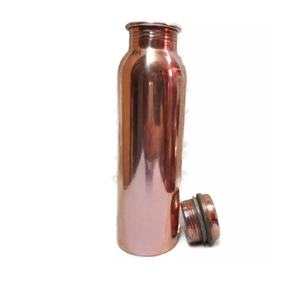 Botellas para beber de cobre puro martillado, uso reutilizable gratuito para producto de gran oferta, cobre natural pulido, precio bajo - Product Image 1
