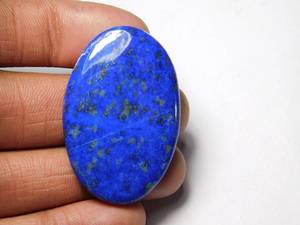 พรีเมี่ยมส่งออกคุณภาพ100% ธรรมชาติ Lapis Lazuli อัญมณี cabochons รูปไข่รูปทรงเรียบเครื่องประดับทำอัญมณีในอัตรา - Product Image 3
