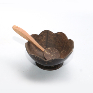 ชามกะลามะพร้าวแบบเป็นมิตรต่อสิ่งแวดล้อมงานหัตถกรรมจากเวียดนามแกะสลักทำด้วยมือขัดเงา - Product Image 5