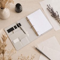 Portefeuille organisateur de défi d'économie d'argent en cuir de luxe A6 A5 avec rembourrage en galets, classeur à 6 anneaux avec enveloppes pour argent et autocollants
