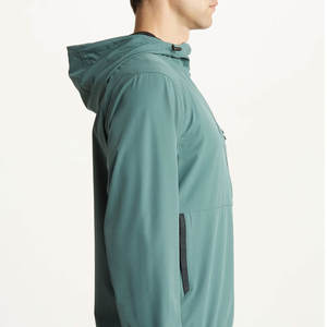 Chaqueta cortavientos personalizada para hombre con cremallera impermeable a prueba de viento diseño de moda chaqueta cortavientos con logotipo personalizado - Product Image 2